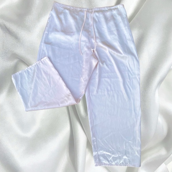 Victoria’s Secret PINK coquette baby pink satin pj set - Picture 6 of 9